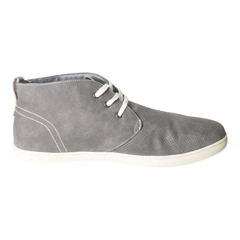 SOHO COBBLER Reece Grey Suede Chukka Boot Size 13